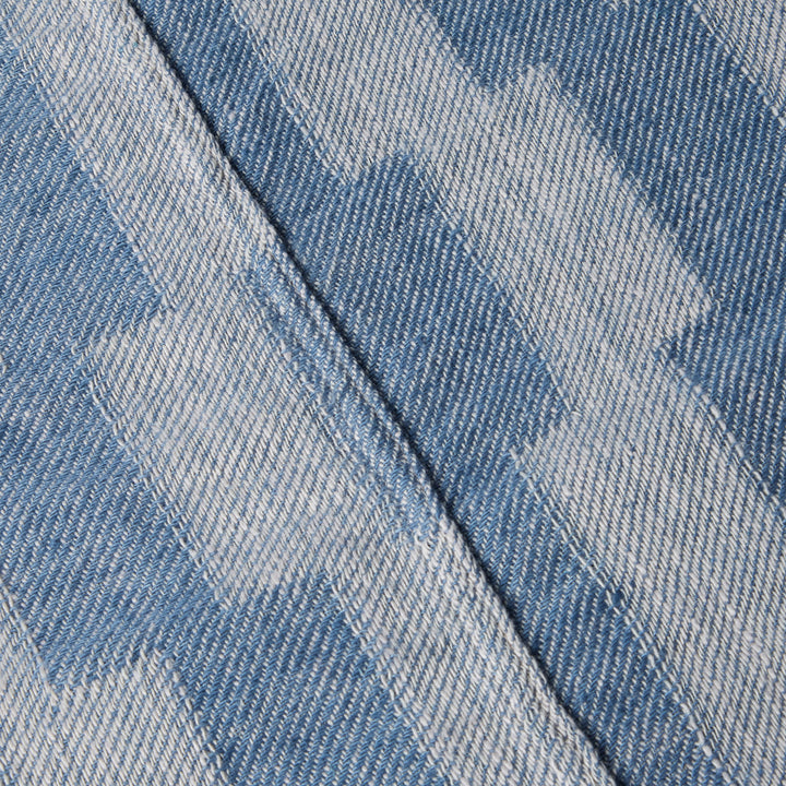 Collide Heavyweight Bedcover - Royal/Flax