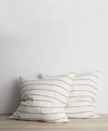 Set of 2 Linen Euro Pillowcases - Cedar Stripe