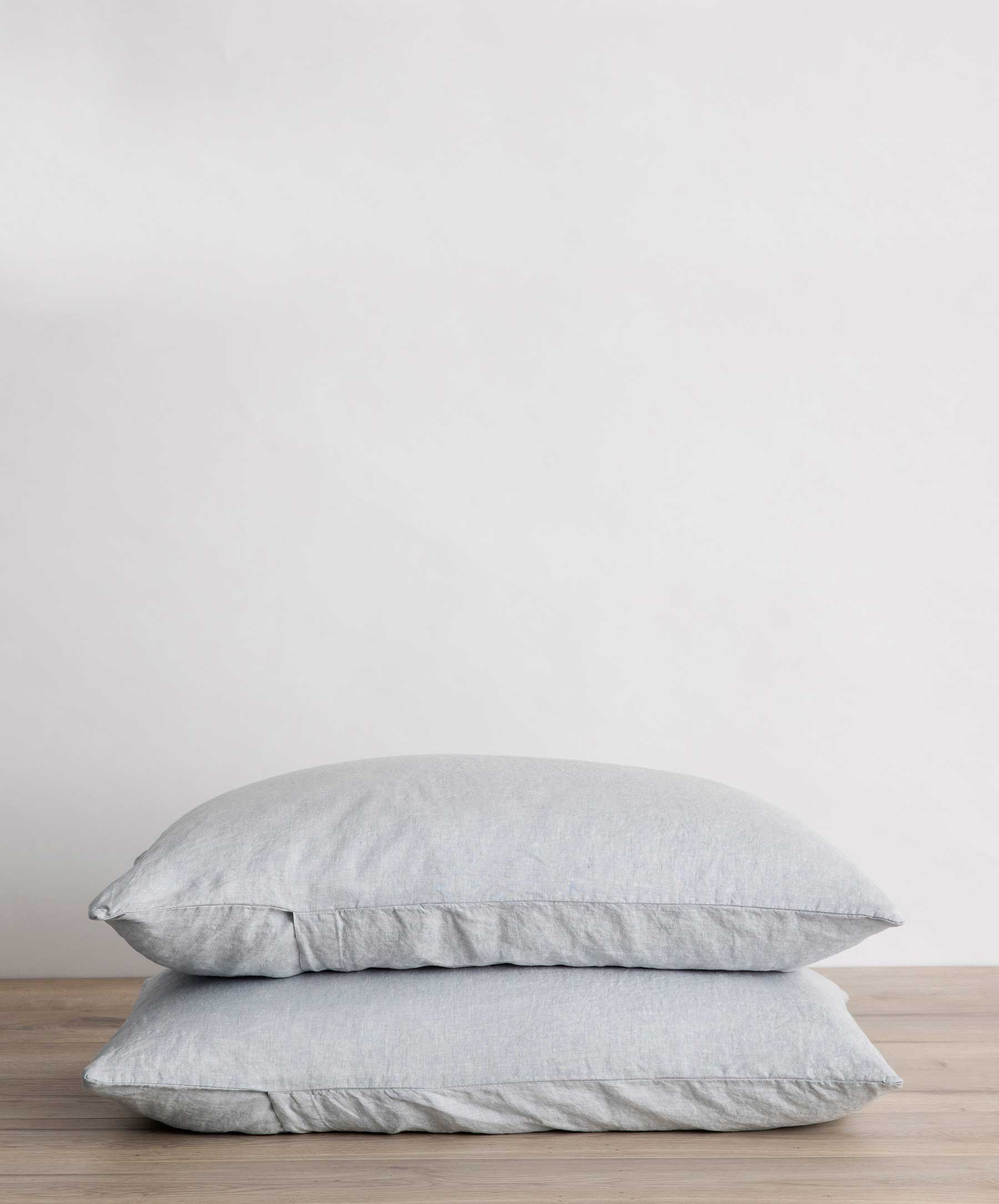 Set of 2 Linen Pillowcases - Sky