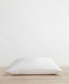 Silk Linen Flip Pillowcase - White