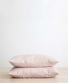 Set of 2 Linen Pillowcases - Blush