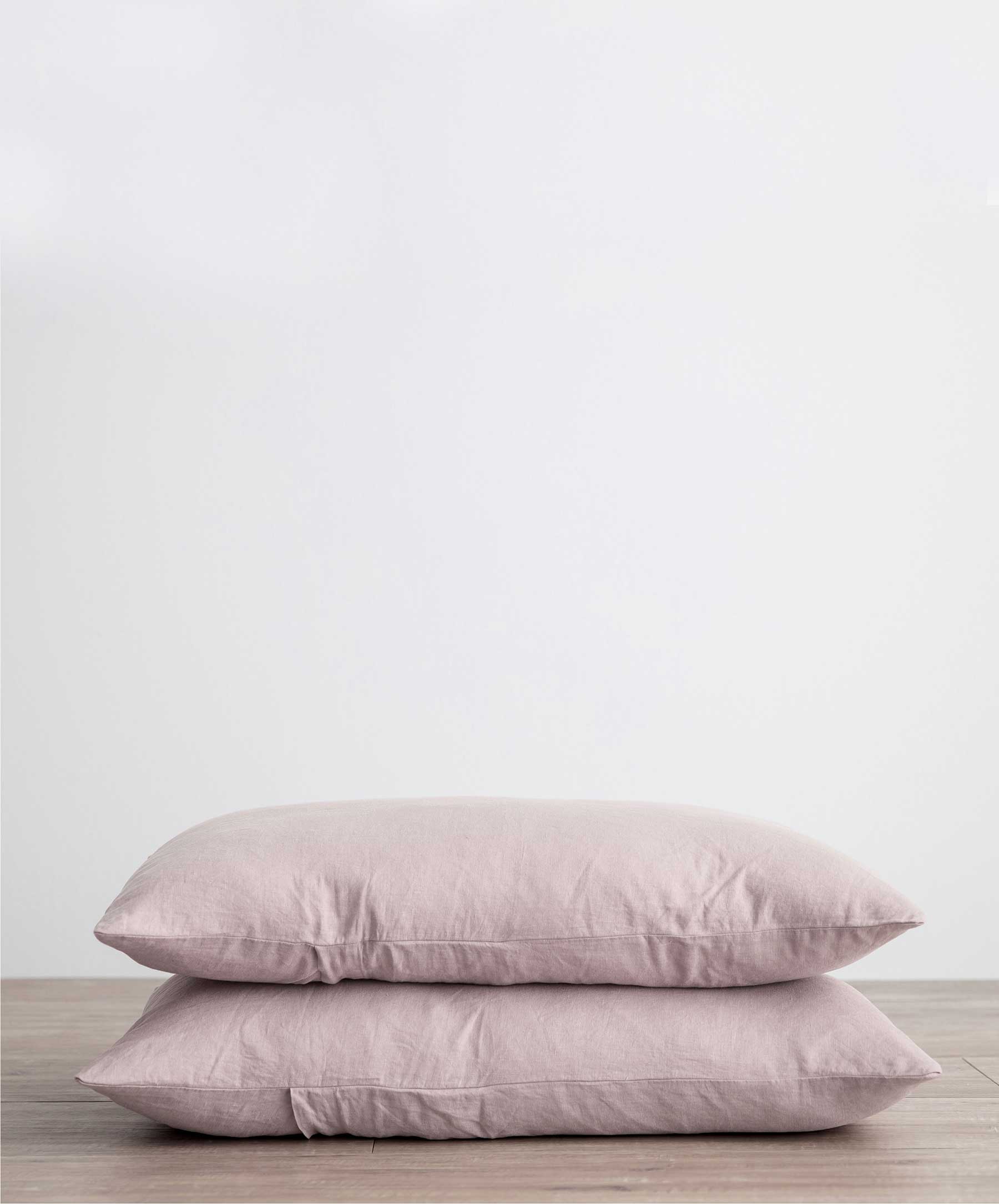 Pink linen pillow cases best sale