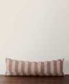 Collide Linen Cushion - Cinnabar/Flax