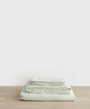 Linen Sheet Set with Pillowcases - Fern Stripe