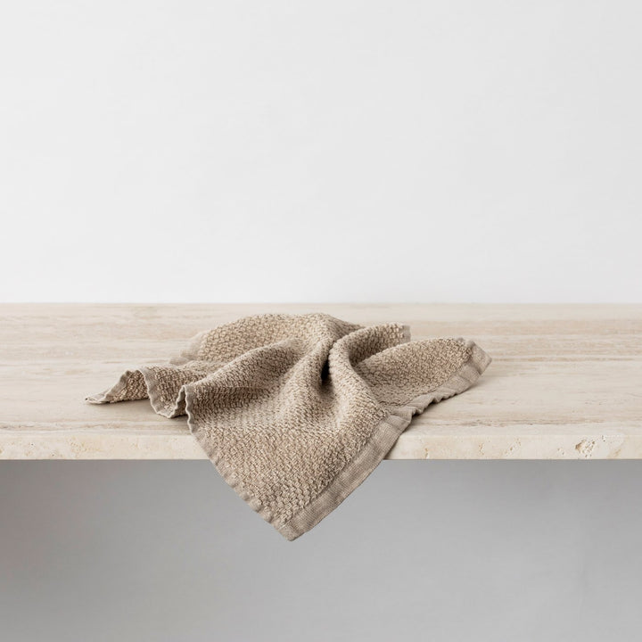 Pure Linen Wash Cloth in Natural