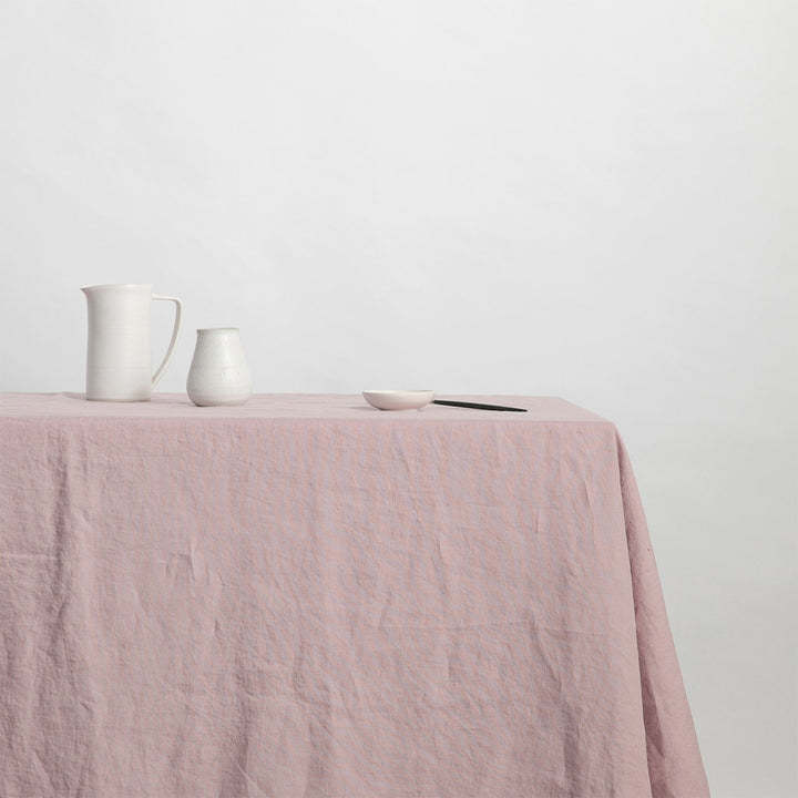 Linen Tablecloth in Dusk. Available in Small 150cm x 240cm & Medium 180cm x 300cm.