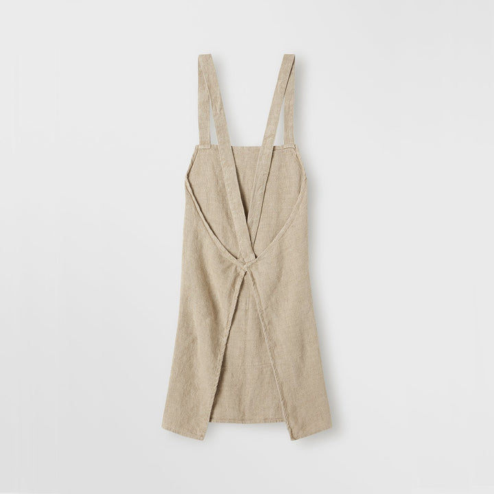 Jude Linen Apron in Natural