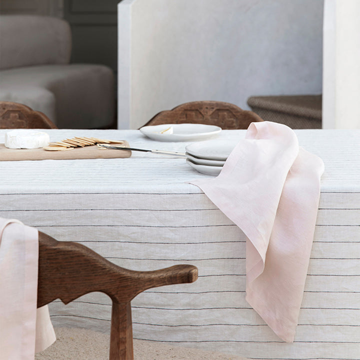Linen Table Napkins - Blush