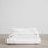 Linen Sheet Set with Pillowcases - White. Available in Single, Double, King, Super King.
