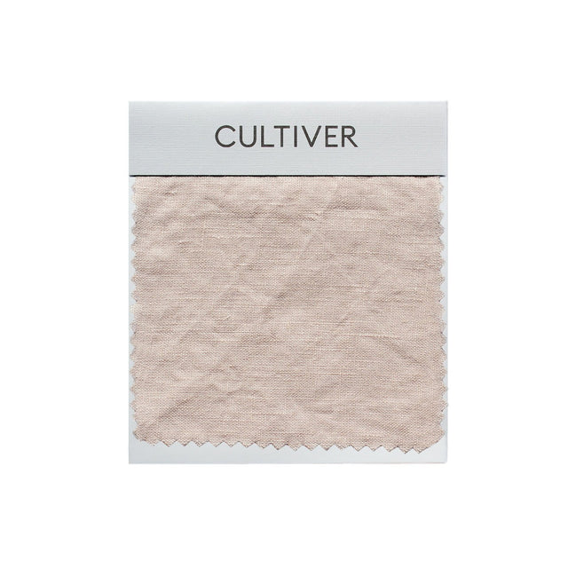 A CULTIVER Linen Swatch - Blush